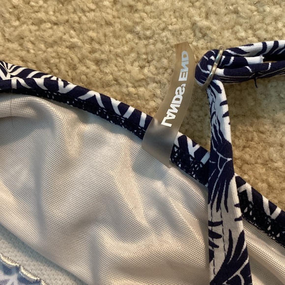 Lands’ End Tankini Tank Too Swimsuit Bathing 14 Plus - Picture 6 of 10